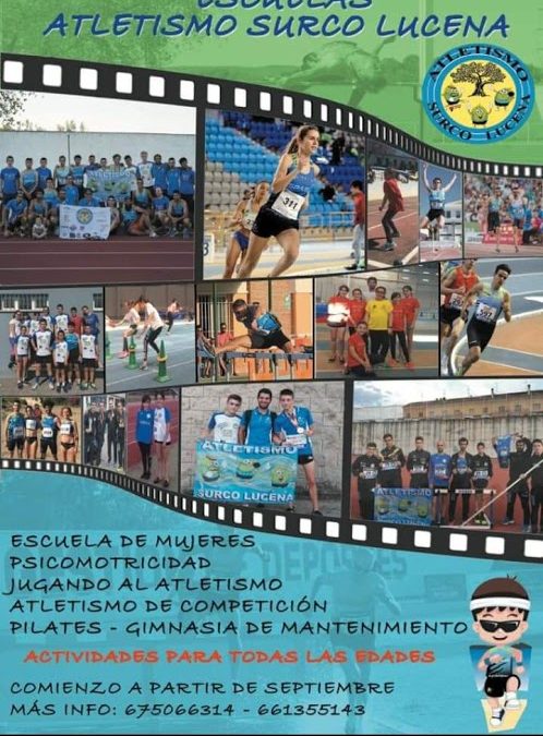 El Surco Lucena continúa con su escuela de atletismo para toda la familia.